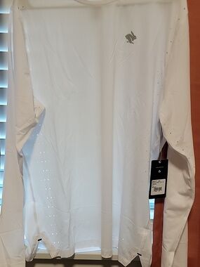 Rabbit Long Sleeve Race Pace Tee- White